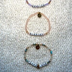 Little Words Project Set of 3 Bracelets